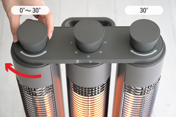 商品情報_ワイドレンジカーボンヒーター Shareheats（3本管） | 山善の