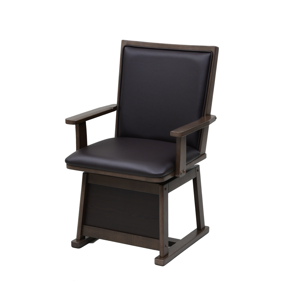 商品情報_ダイニングこたつチェア【肘付き/回転式】 | 山善の商品情報