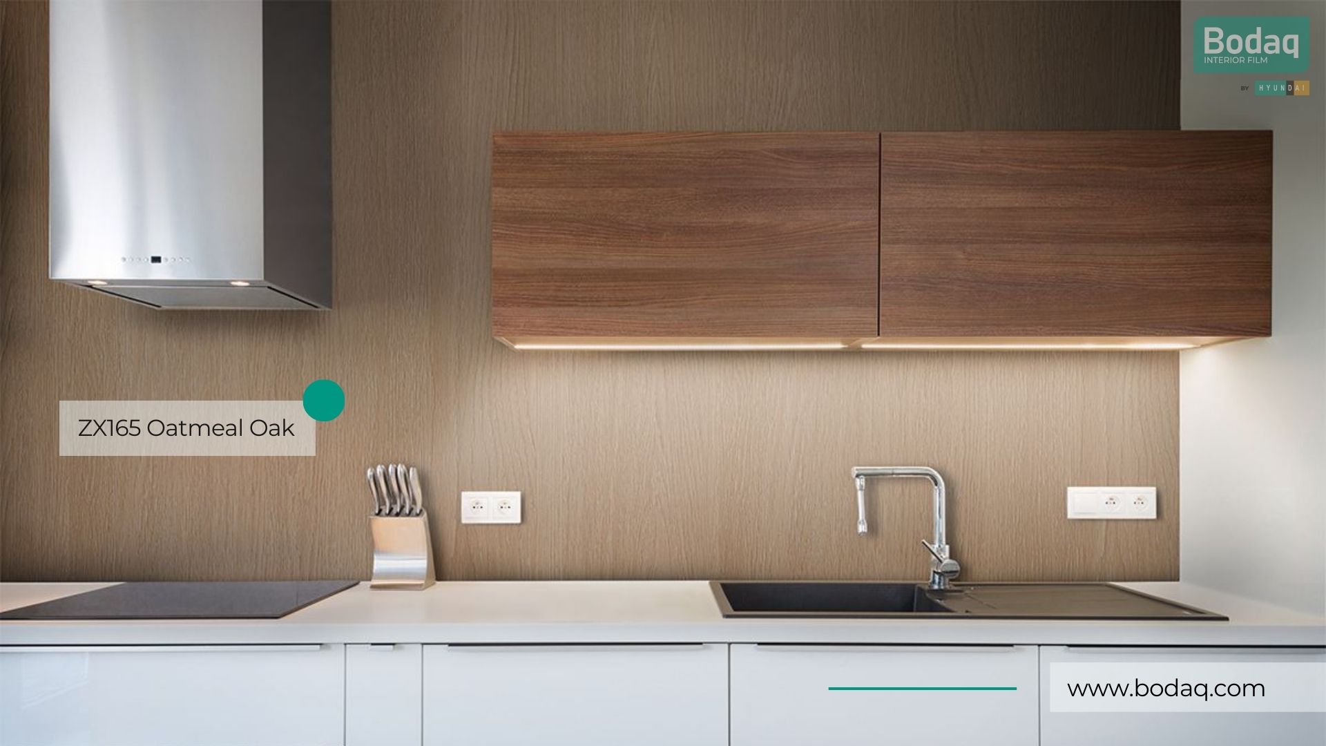 ZX165 Oatmeal Oak Film - Wood Collection