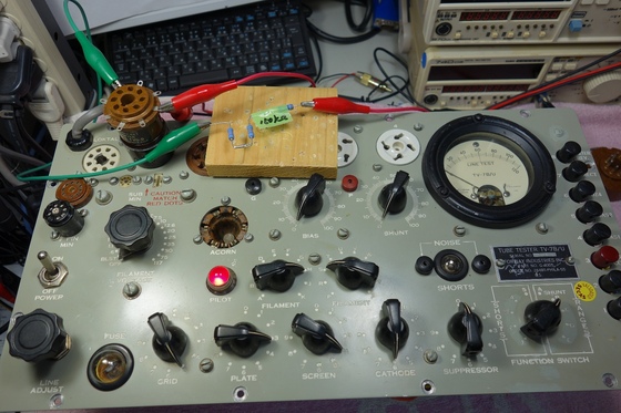真空管試験器TV-7D/U その4 | 60歳から自作真空管アンプ