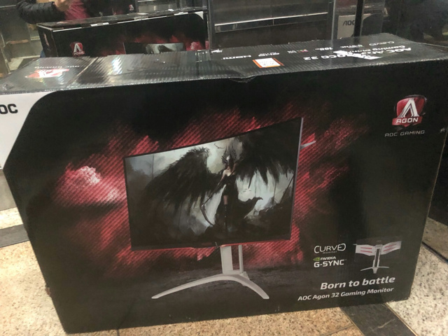 AOC、165Hz/G-SYNCの31.5インチWQHDゲーミングモニター『AG322QCG
