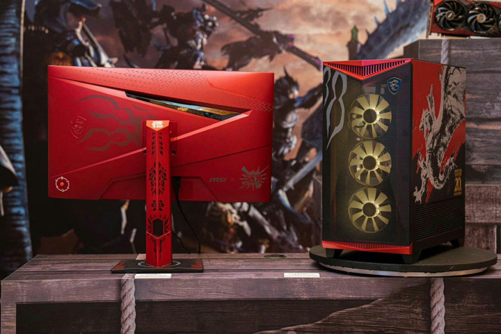 MSI、モンスターハンター20周年コラボモデルのゲーミングモニター『MAG