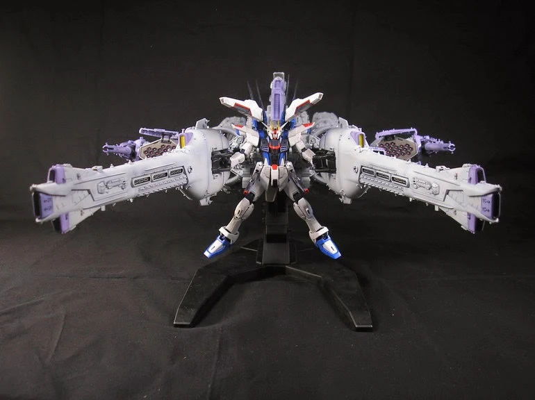 HG 1/144 METEOR Unit + RG Freedom Gundam - Custom Build