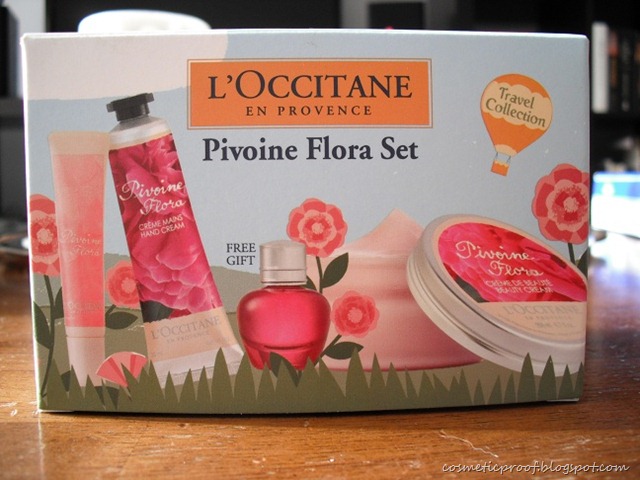 L'Occitane Pivoine Flora Set | Cosmetic Proof | Vancouver beauty