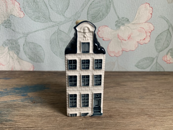 オランダ KLM BOLS デルフト 陶器 ミニチュア カナルハウス