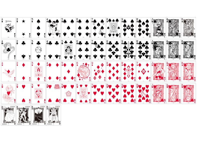 希少廃盤】バイスクル 聖闘士星矢 トランプ 希少廃盤】バイスクル 聖