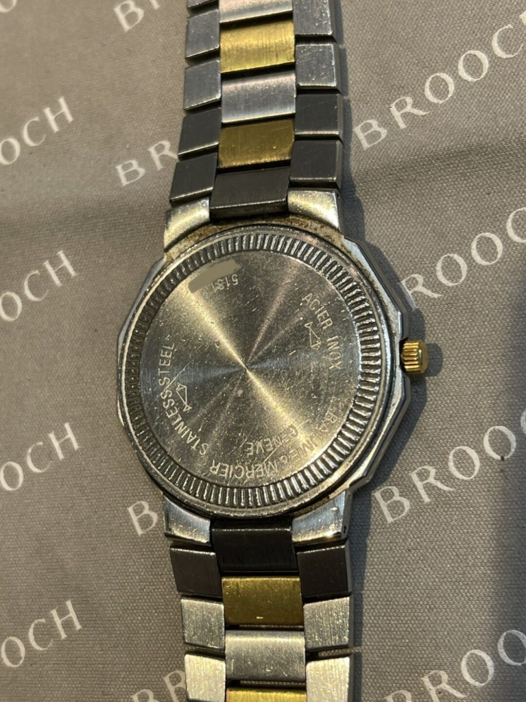 BAUME&MERCIER(ボーム＆メルシエ) リビエラ513111Pダイヤ の電池交換