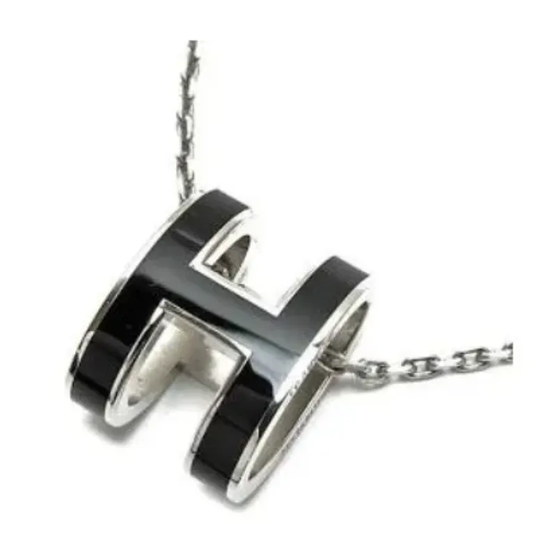 エルメス ネッククレス ポップアッシュ ポップH SV×黒｜ブランド