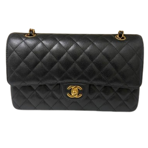 シャネル マトラッセ キャビアスキン チェーンショルダーバッグ