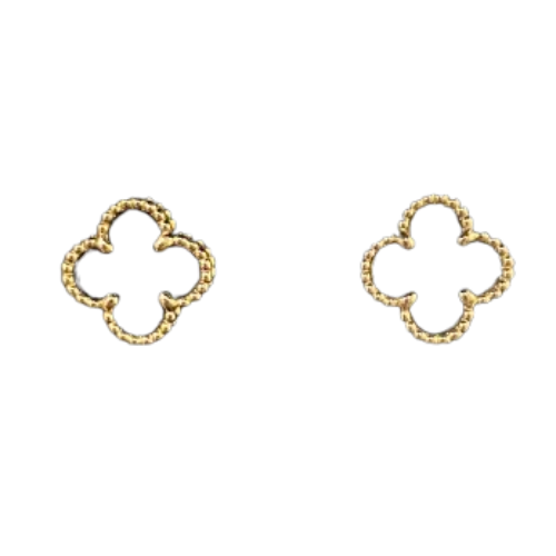 ヴァンクリーフ＆アーペル スウィートアルハンブラ オニキス ピアス