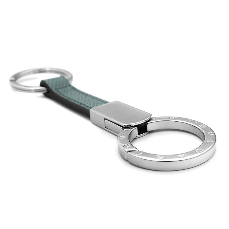 Brandol / BVLGARI ブルガリ キーリング レザー リング キーホルダー