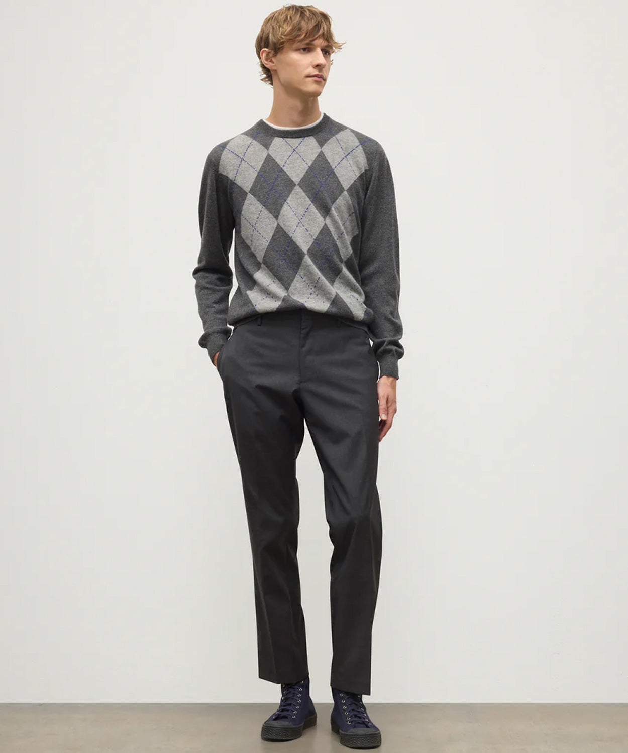 アーガイルセーター(カシミヤ)(MEN) 全2色 | BRITISH MADE