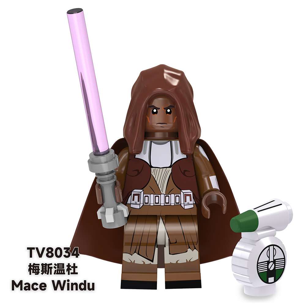 Star Wars Mace Windu TV8034 Minifigures - Brixtoy