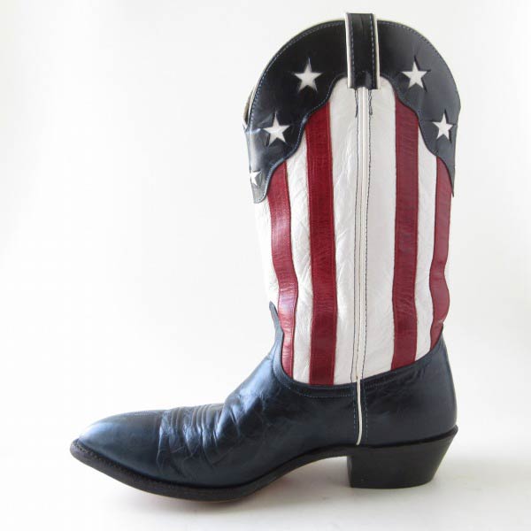 CODE WEST 星条旗 ウエスタンブーツ | USA製 大きいサイズ - 札幌