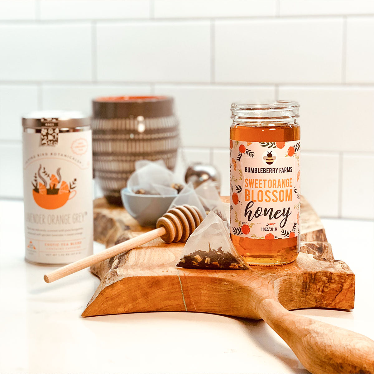 Bumbleberry Farms | TEA SET - Orange Blossom Honey