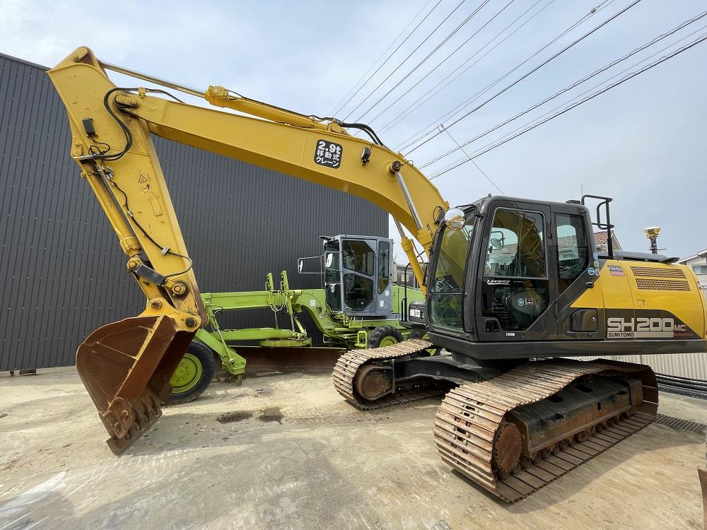 住友建機製マシンコントロール機 SH200-7 3DMC レンタル開始しました