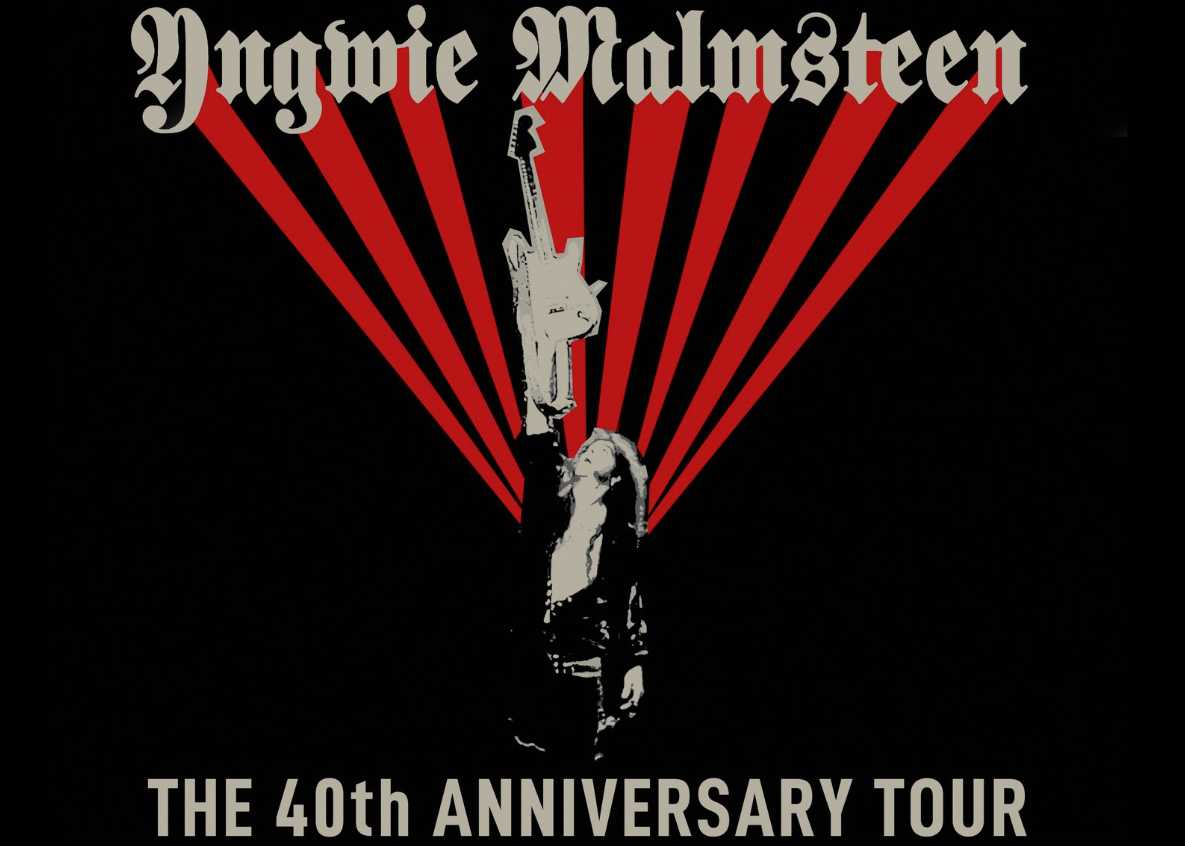 イングヴェイ・マルムスティーンのデビュー40周年記念来日公演の模様が