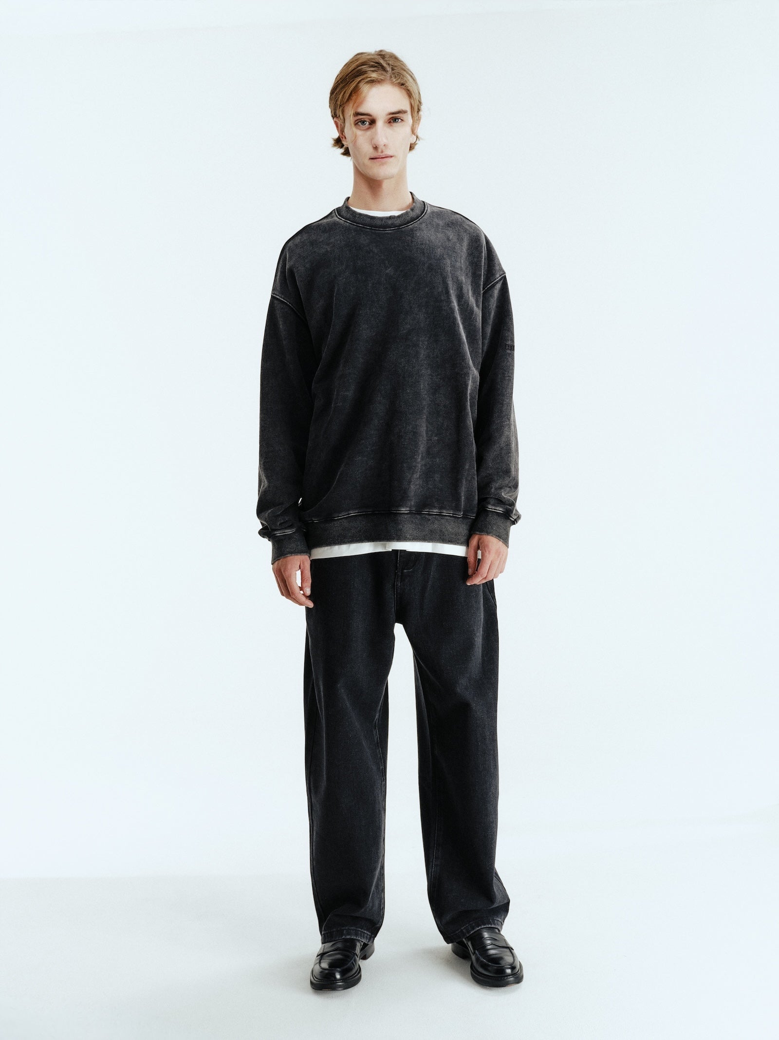 BTMK CREWNECK SWEAT washed XS211
