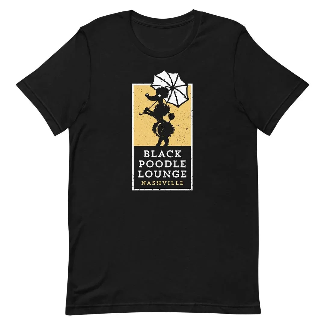 Black Poodle Lounge Nashville Unisex Retro T-shirt – Bygone Brand
