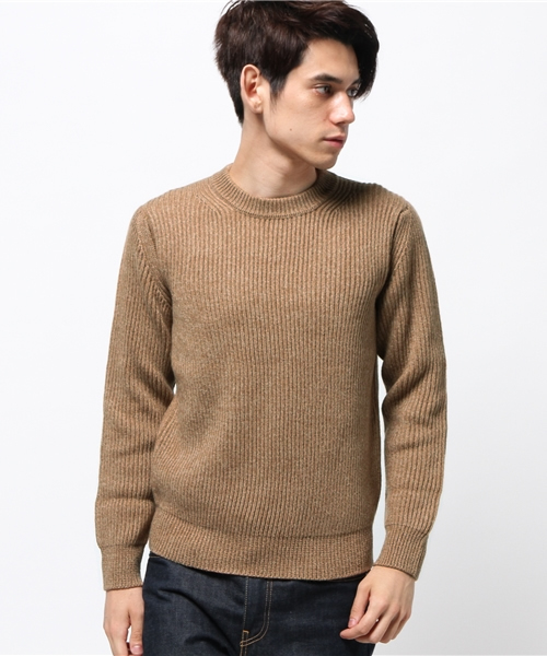 SHIPS（シップス）の「AURALEE(オーラリー): CAMELHAIR RIB KNIT C/N