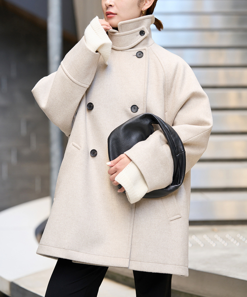 IENA（イエナ）の「二重織シャルム オーバーコート（その他アウター