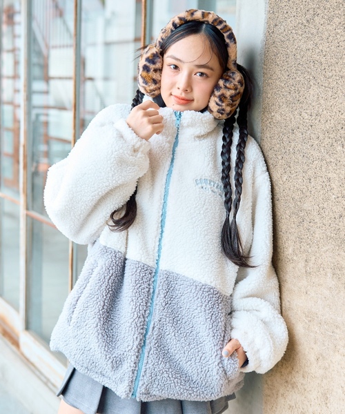 セール】リバーシブルボアブルゾン（ブルゾン）｜LOVETOXIC