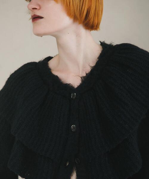 セール】frill frill knit cardigan（ニット/セーター）｜LAATO