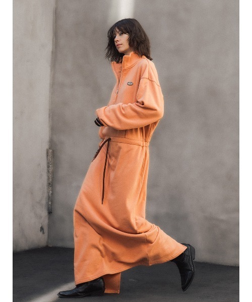 DISCUS FRENCHTERRY HALF ZIP OP（ワンピース）｜DISCUS（ディスカス