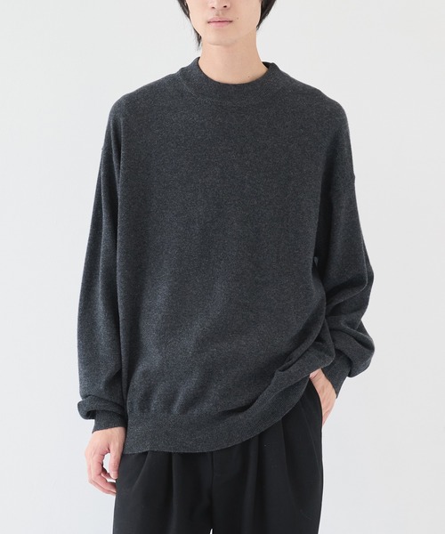 セール】【crepuscule/クレプスキュール】Moc Neck P/O（ニット