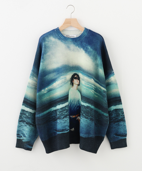 DAIRIKU / ダイリク】18SS Photo Pullover Knit（ニット/セーター