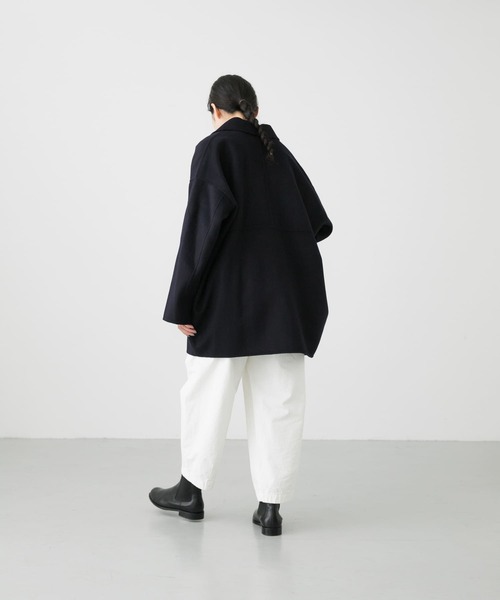 かぐれ（カグレ）の「ウールステンカラーショートコート（ステンカラー