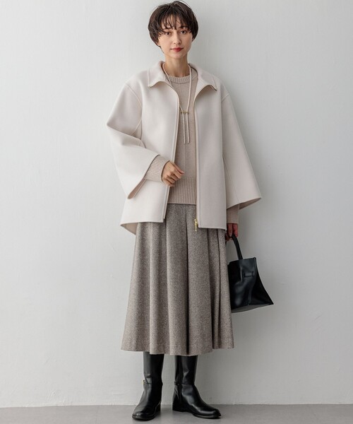 セール】シルクネップヘリンボーン ガウチョ パンツ（その他パンツ