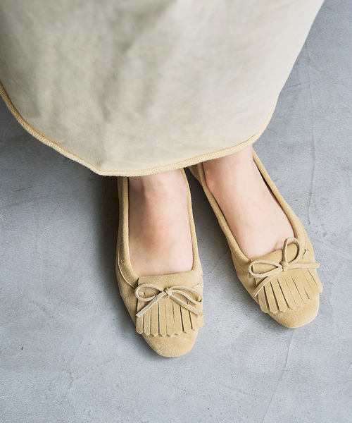 LE TALON（ルタロン）の「《追加》レザーキルトタッセルフラット