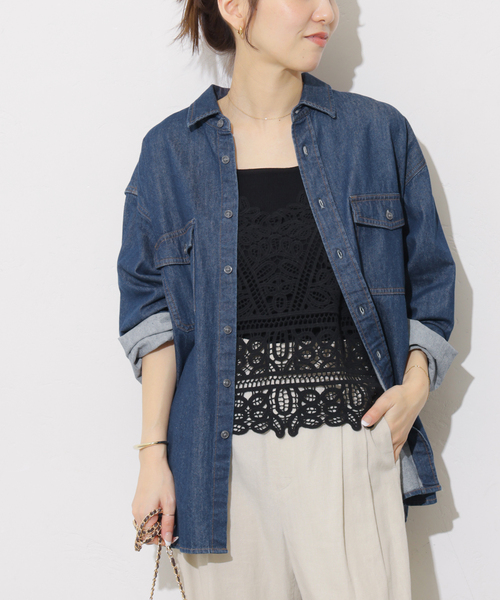 追加4》9oz デニムワークシャツ（シャツ/ブラウス）｜JOURNAL STANDARD