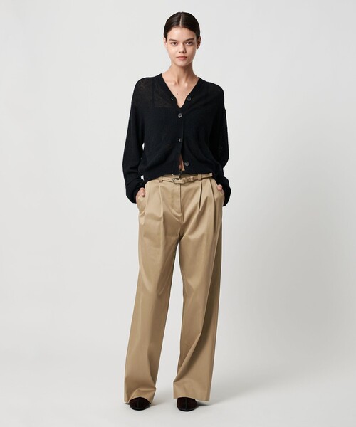 セール】＜ATTISESSION＞ベルト 2タック ストレート パンツ 2（その他