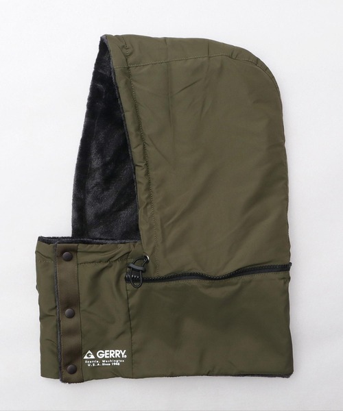 タフタ 2WAY フロントスナップ フードネックウォーマー（ネック