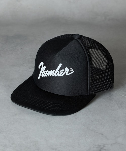 Number⑨ PRINTED MESH CAP / ナンバーナイン ロゴプリント メッシュ