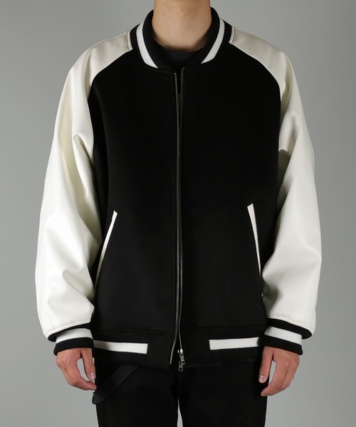 NUMBER (N)INE（ナンバーナイン）の「WOOL RAGLAN STADIUM JACKET