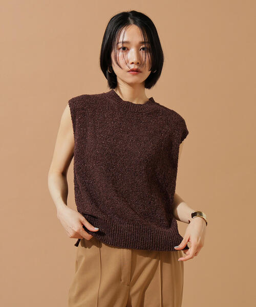 セール】ボクシーフレンチラメニット（ニット/セーター）｜N.（N