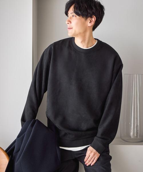 セール】スウェードライククリーンスウェット/580811（スウェット