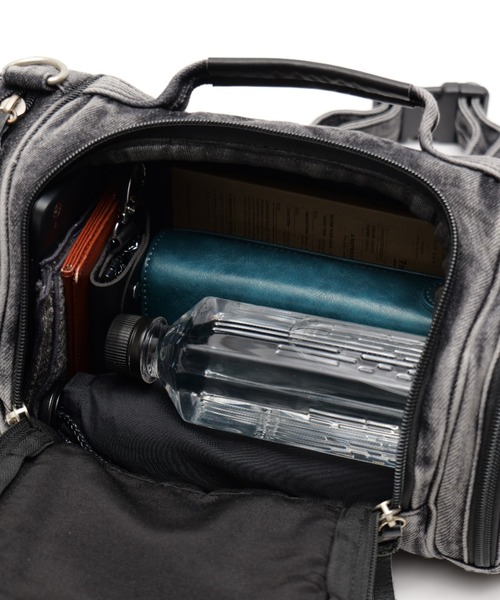 セール】DEVICE デニム 4way ドラム ボディバッグ（バックパック