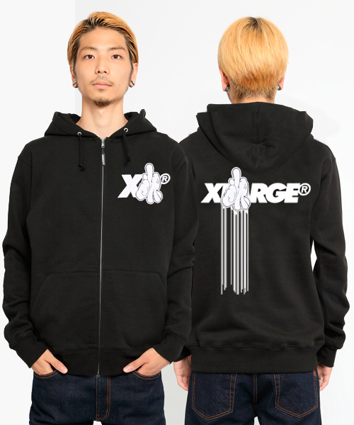 XLARGE（エクストララージ）の「XLARGE×DISSIZIT! XLA DRIP ZIP HOODIE