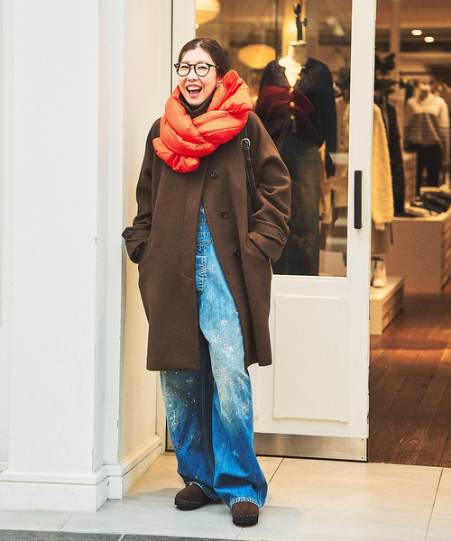 FRAMeWORK（フレームワーク）の「ラムウールMIXシャルムバルカラー