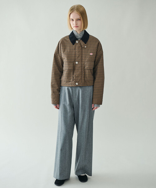 DANTON | 中綿ナイロン ショートジャケット WOMEN（ナイロンジャケット