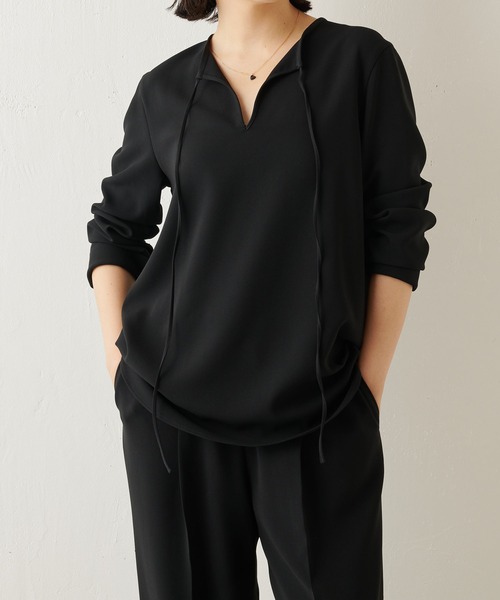 Whim Gazette（ウィムガゼット）の「ダブルクロスプルオーバー（シャツ