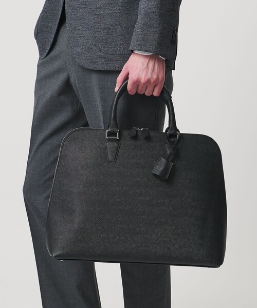 レザー ラウンド ブリーフケース（ビジネスバッグ）｜UNITED ARROWS