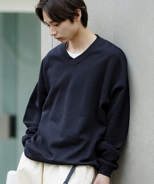 セール】限定展開 リラックスフィット Vネック スウェット（スウェット