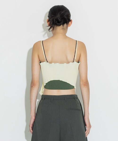 kotohayokozawa/コトハヨコザワ】フィーリングウェーブキャミソール