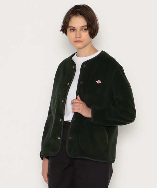 DANTON（ダントン）の「WOMEN'S FLEECE COLLARLESS JACKET（ノーカラー
