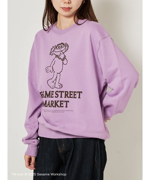 VINTAGE SKETCH】裏毛プルオーバー（スウェット）｜SESAME STREET
